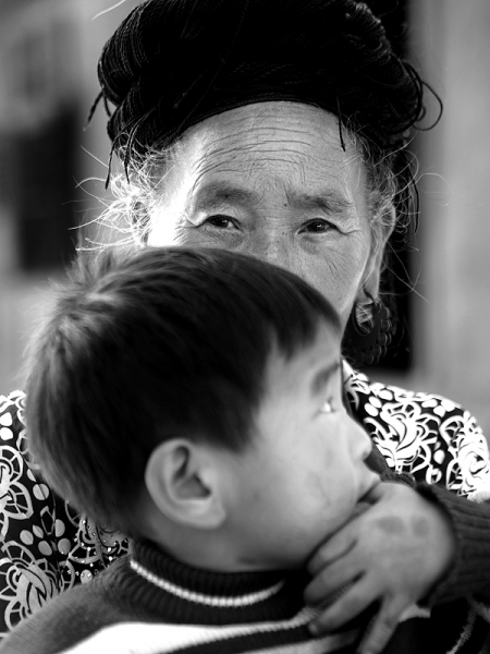 la grand-mère et le petit-fils[1]