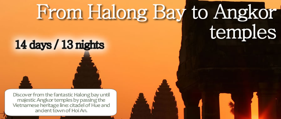 From Halong Bay to Angkor temples